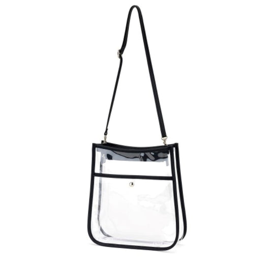 Black Clear Heather Purse