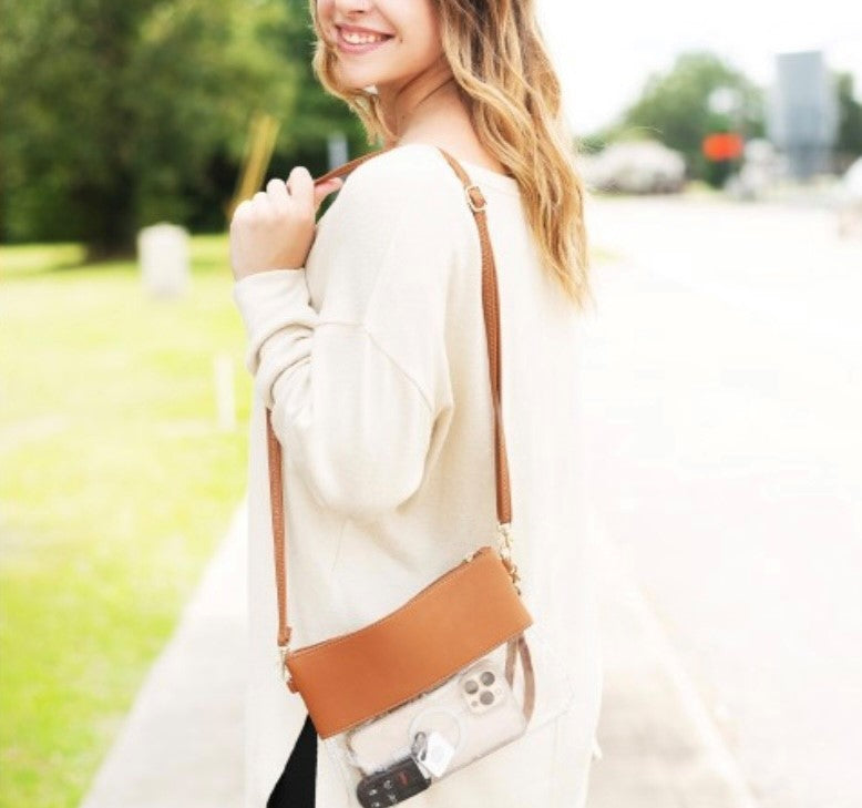 Camel Clear Purse