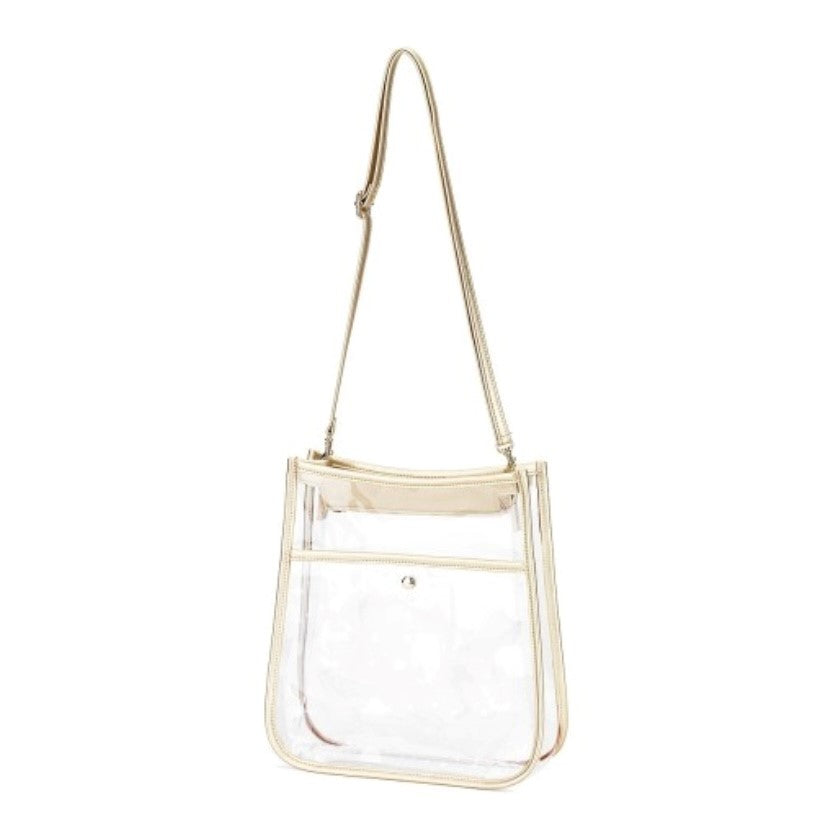 Gold Clear Heather Purse